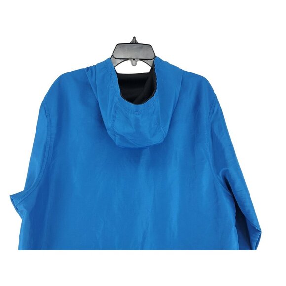 Reebok Windbreaker Men's Size XL Blue Lightweight Zip Up Pockets - Picture 4 of 6